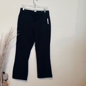 NWT GAP High-rise kick fit Stretch Black Women's Trousers